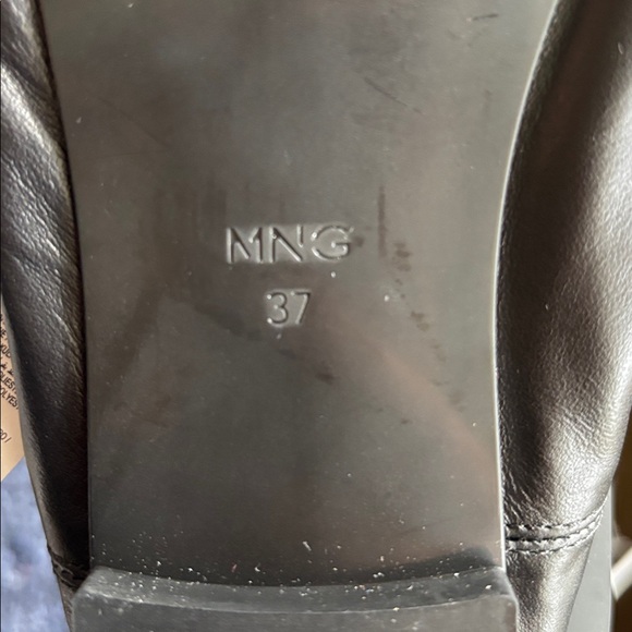 Mango Real Leather Ballet Flat 🖤 NWOT - Picture 6 of 8